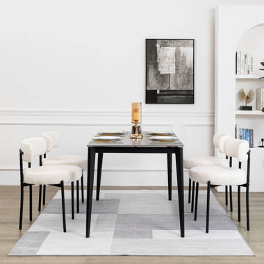 Dining table with short chairs new arrivals